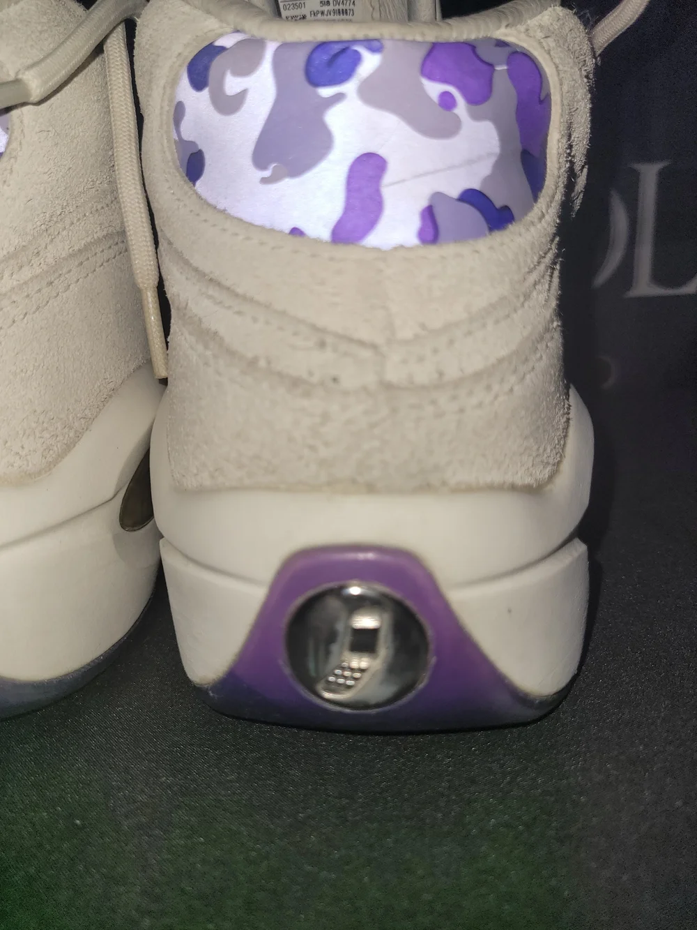 Reebok Question Mid Sneakers Cam'Ron DipSet Purple Camo